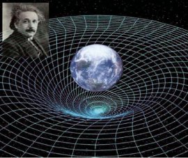 Einsteins Raumzeitkrümmung Erde